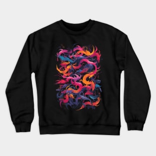 neon dragon oddity Crewneck Sweatshirt